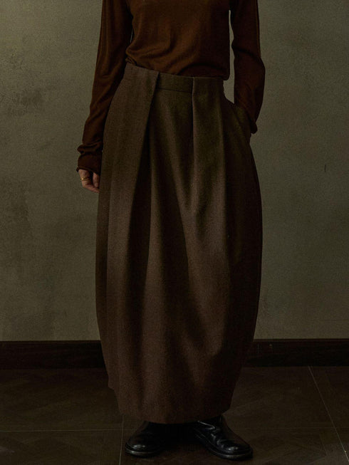 Lumora Wool Bubble Skirt